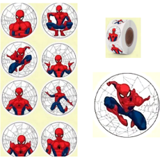 Spiderman Stickers 50's
